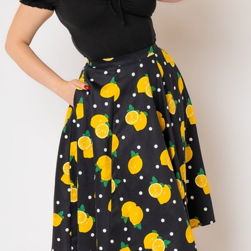 Collectif Matilde Lemon Skirt